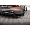 Maxton - Lames De Pare-Chocs Arrière Latérales V.2 Audi e-Tron GT / RS GT Mk1 Noir Brillant