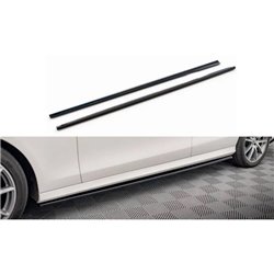 Maxton - Rajouts Des Bas De Caisse Mercedes-Benz E AMG-Line W213 Facelift Noir Brillant