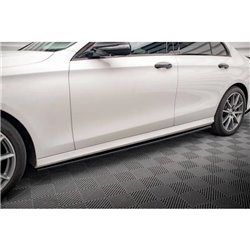Maxton - Rajouts Des Bas De Caisse Mercedes-Benz E AMG-Line W213 Facelift Noir Brillant