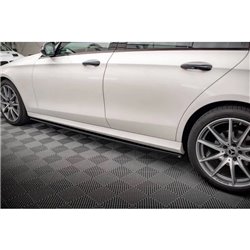 Maxton - Rajouts Des Bas De Caisse Mercedes-Benz E AMG-Line W213 Facelift Noir Brillant