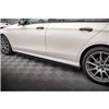 Maxton - Rajouts Des Bas De Caisse Mercedes-Benz E AMG-Line W213 Facelift Noir Brillant