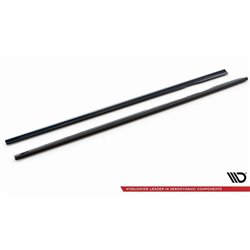 Maxton - Rajouts Des Bas De Caisse Mercedes-Benz E AMG-Line W213 Facelift Noir Brillant