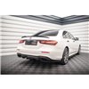 Maxton - Arriere Lame (avec une barre verticale) Mercedes-Benz E AMG-Line Sedan W213 Facelift Noir Brillant
