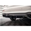 Maxton - Arriere Lame (avec une barre verticale) Mercedes-Benz E AMG-Line Sedan W213 Facelift Noir Brillant
