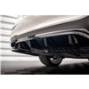 Maxton - Arriere Lame (avec une barre verticale) Mercedes-Benz E AMG-Line Sedan W213 Facelift Noir Brillant