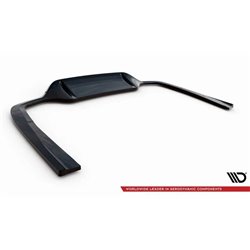 Maxton - Arriere Lame (avec une barre verticale) Mercedes-Benz E AMG-Line Sedan W213 Facelift Noir Brillant