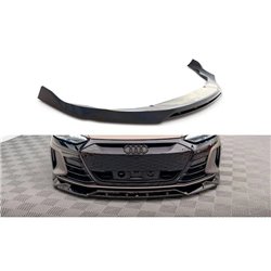 Maxton - Lame Du Pare-Chocs Avant V.2 Audi e-Tron GT / RS GT Mk1 Noir Brillant