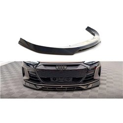 Maxton - Lame Du Pare-Chocs Avant V.3 Audi e-Tron GT / RS GT Mk1 Noir Brillant