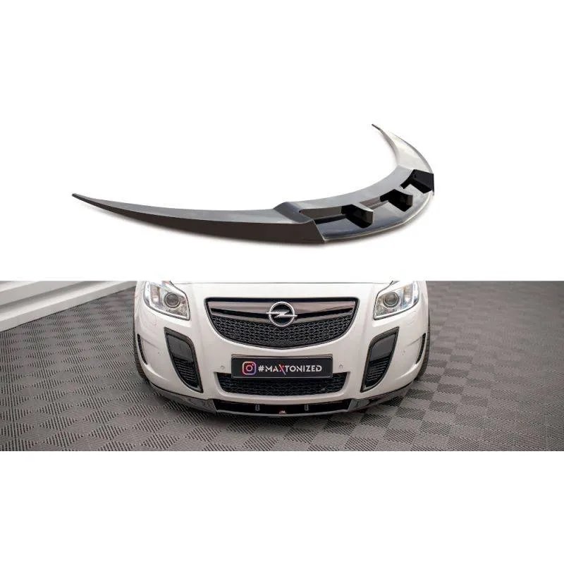 Maxton - Lame Du Pare-Chocs Avant V.1 Opel Insignia OPC Mk1 Noir Brillant