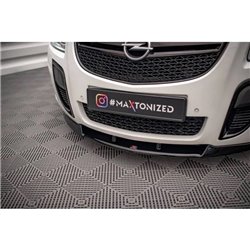 Maxton - Lame Du Pare-Chocs Avant V.1 Opel Insignia OPC Mk1 Noir Brillant