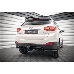 Maxton - Arriere Lame (avec une barre verticale) Hyundai ix35 Mk1 Noir Brillant