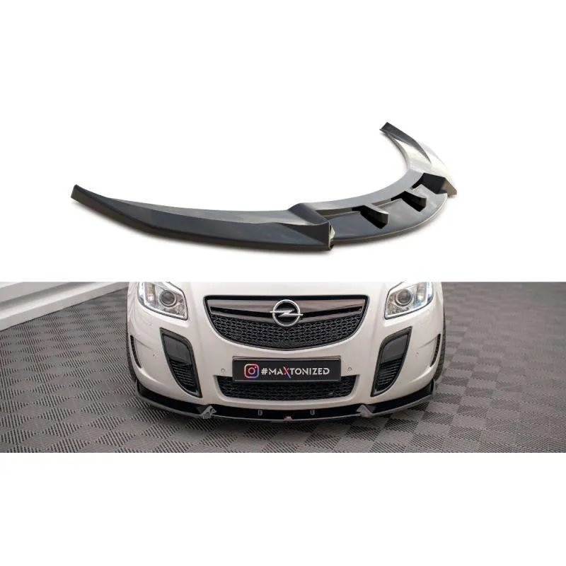 Maxton - Lame Du Pare-Chocs Avant V.2 Opel Insignia OPC Mk1 Noir Brillant