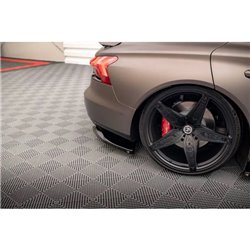 Maxton - Lames De Pare-Chocs Arrière Latérales V.1 Audi e-Tron GT / RS GT Mk1 Noir Brillant