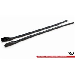 Maxton - Rajouts Des Bas De Caisse V.2 Audi e-Tron GT / RS GT Mk1 Noir Brillant
