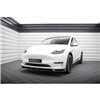 Maxton - Lame Du Pare-Chocs Avant V.2 Tesla Model Y Noir Brillant