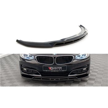 Maxton - Lame Du Pare-Chocs Avant BMW 3 GT F34 Noir Brillant