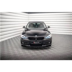 Maxton - Lame Du Pare-Chocs Avant BMW 3 GT F34 Noir Brillant