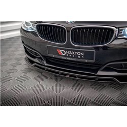 Maxton - Lame Du Pare-Chocs Avant BMW 3 GT F34 Noir Brillant
