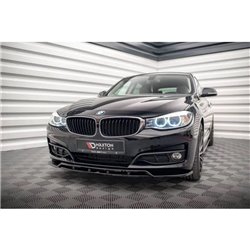Maxton - Lame Du Pare-Chocs Avant BMW 3 GT F34 Noir Brillant