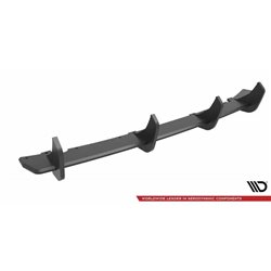 Maxton - Street Pro Central Diffuseur Arriere BMW 3 GT F34 Noir-Rouge