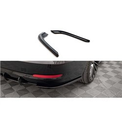 Maxton - Lames De Pare-Chocs Arrière Latérales BMW 3 GT F34 Noir Brillant