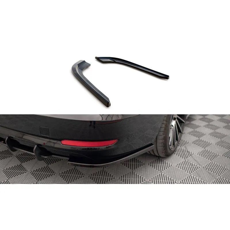 Maxton - Lames De Pare-Chocs Arrière Latérales BMW 3 GT F34 Noir Brillant