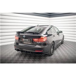 Maxton - Lames De Pare-Chocs Arrière Latérales BMW 3 GT F34 Noir Brillant