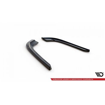 Maxton - Lames De Pare-Chocs Arrière Latérales BMW 3 GT F34 Noir Brillant