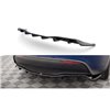 Maxton - Arriere Splitter (avec une barre verticale) Tesla Model Y Noir Brillant