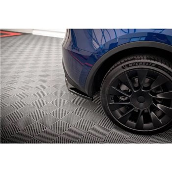 Maxton - Arriere Lame (avec une barre verticale) Tesla Model Y Noir Brillant