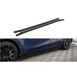 Maxton - Rajouts Des Bas De Caisse V.2 Tesla Model Y Noir Brillant