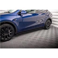 Maxton - Rajouts Des Bas De Caisse V.2 Tesla Model Y Noir Brillant