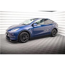 Maxton - Rajouts Des Bas De Caisse V.2 Tesla Model Y Noir Brillant