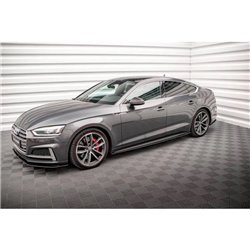 Maxton - Street Pro Rajouts Des Bas De Caisse Audi A5 S-Line / S5 Sportback F5 Noir