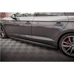 Maxton - Street Pro Rajouts Des Bas De Caisse Audi A5 S-Line / S5 Sportback F5 Noir