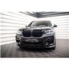 Maxton - Lame Du Pare-Chocs Avant V.2 BMW X3 M40d / M40i / M-Pack G01 Noir Brillant