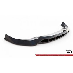 Maxton - Lame Du Pare-Chocs Avant V.2 BMW X3 M40d / M40i / M-Pack G01 Noir Brillant