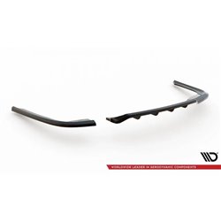 Maxton - Arriere Lame (avec une barre verticale) BMW 3 GT F34 Noir Brillant