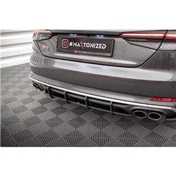 Maxton - Street Pro Central Diffuseur Arriere Audi S5 Coupe / Sportback F5 Rouge
