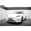 Maxton - Lame Du Pare-Chocs Avant V.1 Tesla Model Y Noir Brillant