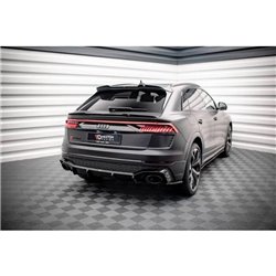 Maxton - Lames De Pare-Chocs Arrière Latérales V.2 Audi RSQ8 Mk1 Noir Brillant