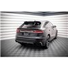 Maxton - Lames De Pare-Chocs Arrière Latérales V.2 Audi RSQ8 Mk1 Noir Brillant