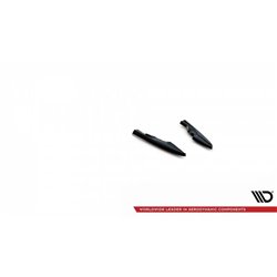 Maxton - Lames De Pare-Chocs Arrière Latérales V.2 Audi RSQ8 Mk1 Noir Brillant