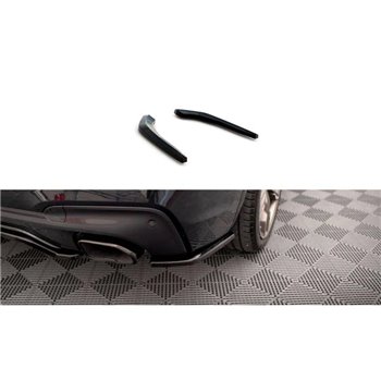 Maxton - Lames De Pare-Chocs Arrière Latérales BMW X3 M40i / M40d G01 Noir Brillant