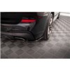 Maxton - Lames De Pare-Chocs Arrière Latérales BMW X3 M40i / M40d G01 Noir Brillant