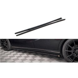 Maxton - Rajouts Des Bas De Caisse Mercedes-Benz B W246 Facelift Noir Brillant