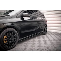 Maxton - Rajouts Des Bas De Caisse Mercedes-Benz B W246 Facelift Noir Brillant
