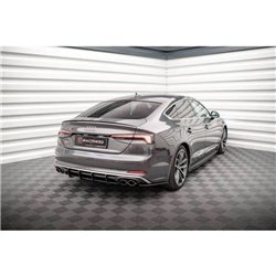 Maxton - Street Pro Lame Du Pare Chocs Arriere Audi S5 Sportback F5 Noir-Rouge