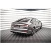 Maxton - Street Pro Lame Du Pare Chocs Arriere Audi S5 Sportback F5 Noir-Rouge