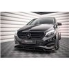 Maxton - Lame Du Pare-Chocs Avant Mercedes-Benz B W246 Facelift Noir Brillant